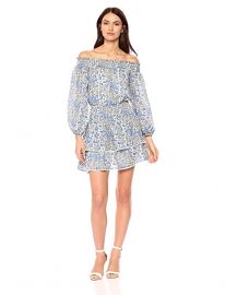 Parker Kara Off The Shoulder Floral Print Dress at Amazon